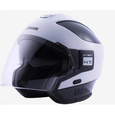 Jet Blauer motorcycle Мотошлем In Fiber Only White Gray