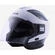 Jet Blauer motorcycle Мотошлем In Fiber Only White Gray
