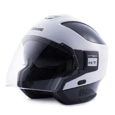 Blauer Solo Btr Мотошлем White Carbon Белый