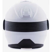 Jet Blauer motorcycle helmet in HACKER BTR Pearl White black fiber