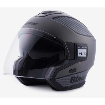 Jet Blauer motorcycle Мотошлем in Matt Anthracite Fiber Only