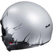 Motorcycle Helmet Jet Hjc i20 SCRAW MC10SF Black Light Gray Opaque