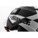 Moto Jet Helmet in Blauer BET HT Fiber Black White