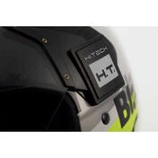 Moto Jet Helmet in Blauer BET HT Fiber White Yellow Fluo Black