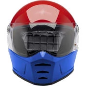 Integral Motorcycle Helmet Custom Biltwell Lane Splitter PODIUM Red White Blue