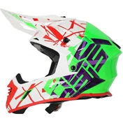 Acerbis X-TRACK 2206 Green White Moto Cross Helmet