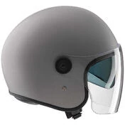 Motorcycle Helmet Jet Tucano Urbano EL FAST In Matt Moondust Gray Fiber