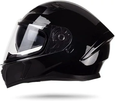 Мотошлем LIONCIANO SA39, солнцезащитный козырек Черный