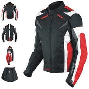 Moto jacket Fabric A-Touring Pro Hart Lady Red