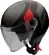 AXXIS Square Convex Red мотошлем открытый красный