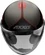 AXXIS Square Convex Red мотошлем открытый красный