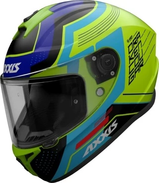 AXXIS FF112C Draken S Cougar Matt Fluor Yellow мотошлем интеграл желтый матовый