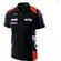 поло CAsual Ixon PO1 APRILIA 23 Black Red Neon