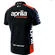 Polo CAsual Ixon PO1 APRILIA 23 Black Red Neon