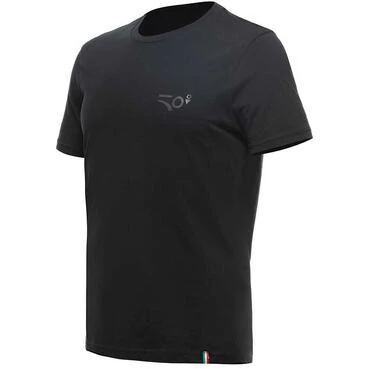 Dainese Casual Motorcycle Jersey ANNIVERSARY Casual Black футболка