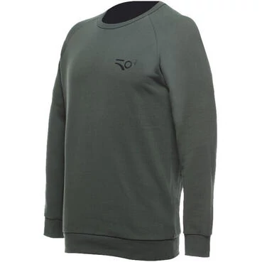 Dainese ANNIVERSARY SWEATER Military Green Casual Motorcycle Sweatshirt