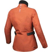 Woman Motorcycle Jacket In Ixon BLOOM Rouille Fabric