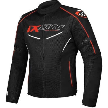 Ixon FLICKER Motorcycle мотокуртка Black White Red