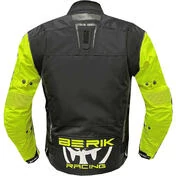 Berik 2.0 Urban Microdry Technical Motorcycle Jacket Black Fluo Yellow Power Race