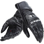 Dainese DRUID 4 Leather Motorcycle мотоперчатки Black Black Gray