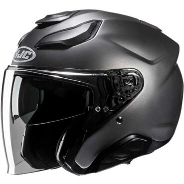 Hjc F31 Semi Titanium Matt Motorcycle Jet Мотошлем