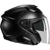 Hjc F31 Semi Matt Black Motorcycle Jet Helmet