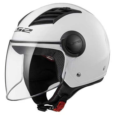 LS2 OF562 Airflow Long Open Face Helmet Белый