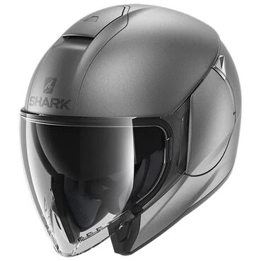 SHARK Citycruiser Blank Open Face Helmet Matte Blank Anthracite