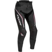 Ixon Lady Leather брюки Model Trinity Black White Fuchsia