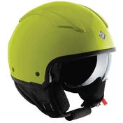 MOto Demi-Jet Tucano Urbano EL'FRESH 1150 Hi-Vision Yellow Helmet