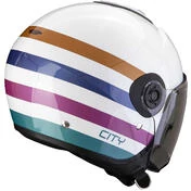 Scorpion EXO-CITY II BEE Jet Motorcycle Helmet White Green Gold