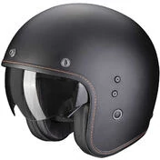 Motorcycle Helmet Jet Scorpion BELFAST EVO SOLID Matt Black