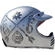 Integral Motorcycle Helmet Custom Premier MX NX SILVER CHROMED