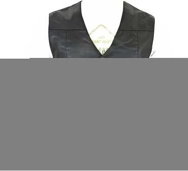 Custom Motorcycle жилет in Leather PXT STAR Black