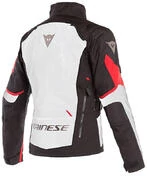 Dainese Women's Motorcycle Jacket Dainese Fabric TEMPEST 2 LADY D-DRY Gray Black Red