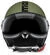 Motorcycle Helmet Jet Momo Design figther Classic Military Green