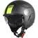 SIERRA BASIC Jet Motorcycle Мотошлем Black Yellow Fluo