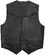 Genuine Leather Motorcycle Vest Custom In-Pro Piston Model