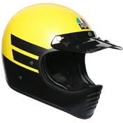 Integral Motorcycle Мотошлем Custom AGV Legend X101 Multi DUST Matt Yellow Black