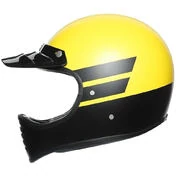 Integral Motorcycle Helmet Custom AGV Legend X101 Multi DUST Matt Yellow Black