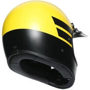 Integral Motorcycle Helmet Custom AGV Legend X101 Multi DUST Matt Yellow Black