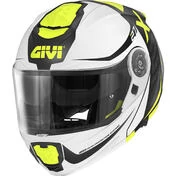 Modular Motorcycle Мотошлем P / J Givi X.27 DIMENSION Matt Black White Yellow Fluo