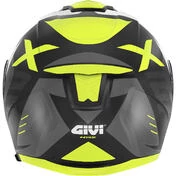Modular Motorcycle Helmet P / J Givi X.27 DIMENSION Matt Black White Yellow Fluo