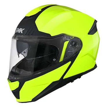 SMK Gullwing Modular Helmet ece 22.05 Glossy Fluo Yellow