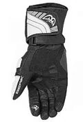 Motorcycle Racing Gloves In Berik 2.0 Leather 175102 Race White Black Certified