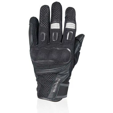 Harisson LEADER 2 Black White Summer Fabric Motorcycle мотоперчатки