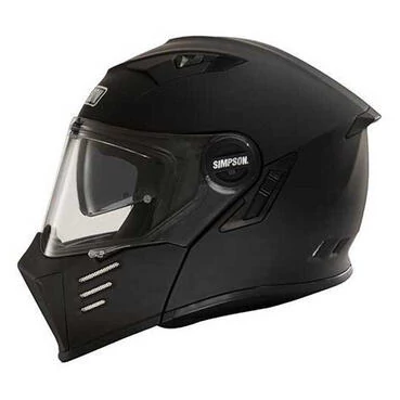 SIMPSON Darksome Modular Helmet Refurbished Black Metal