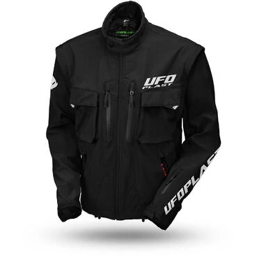 Ufo TAIGA Enduro Motorcycle мотокуртка Black - Protections Included