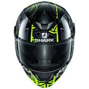 SHARK Skwal 2.2 Noxxys Full Face Helmet Black Yellow Silver