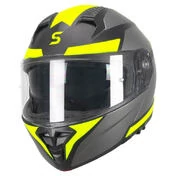 SKA-P 5THG Falcon Sport Modular Helmet Matt Black / Fluo Yellow